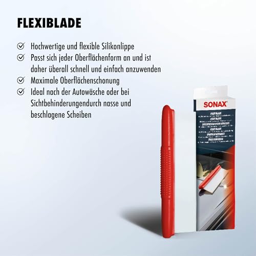 SONAX FlexiBlade (1 Stück) blitzschnelles Trocknen von nassen Flächen bei maximaler Oberflächenschonung | Art-Nr. 04174000