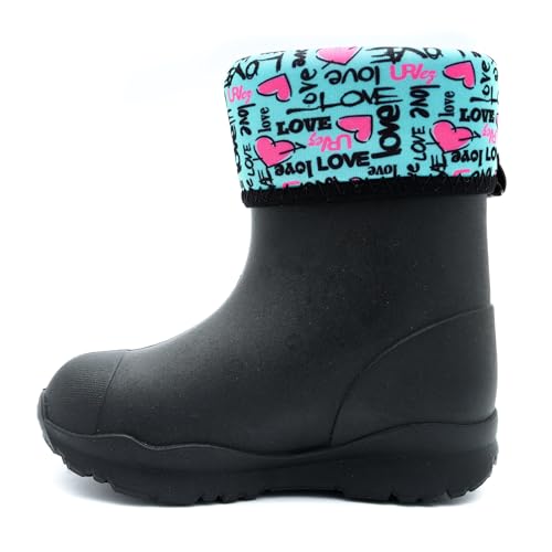 Toddler Rain Boots – Waterproof Rubber for Boys & Girls, Fun Prints2