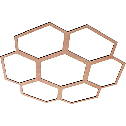 Image of Ekena Millwork 30 inchOD x 12 3 /4 inchID x 1 /4 inchT Florin Wood Fretwork Pierced Ceiling Medallion, Cherry