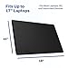 DefenderShield Laptop Pad for EMF Protection – DefenderPad EMF Blocker Pad That Protects from Heat, Battery & Wireless RF Emissions – Durable, Non-Slip Design for Laptops Up to 17” – Black