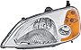 Headlight Assembly Compatible with 2001-2003 Honda Civic Halogen Sedan Driver Side