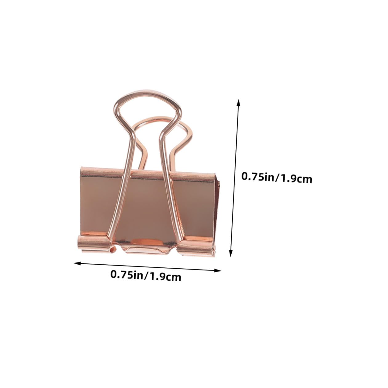 100pezzi Fermagli in Metallo Per Raccoglitori Oro Rosa Clip Per Documenti Organizer Per Ricevute e Quaderni Portadocumenti Robusto
