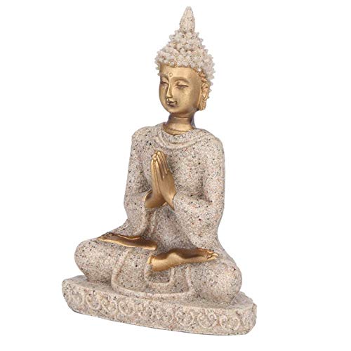 Estatua de Buda meditando para decoración del hogar miniatura 1