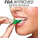 IXO Aligner Chewies for Invisalign Aligners - Chewies Invisalign Accessories for Retainers, Aligner Chewies for Invisalign Trays, Orthodontic Chewies in Reusable Case - 5 Pack - Mint Scent