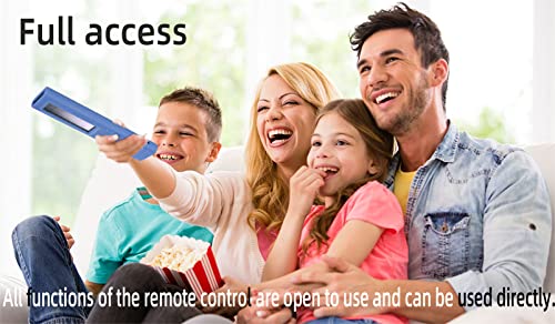 Image of Silicon Protective Case Cover Compatible with Samsung Smart TV Remote Control 2022 TM2280E QLED TV BN68-13897A (Remote Not Included) - Glow in Dark Blue