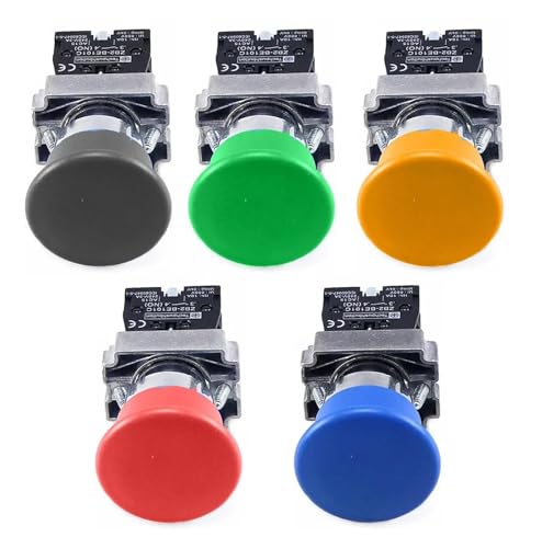 Bouton champignon XB2-BC31 vert pour commande par impulsion réactive