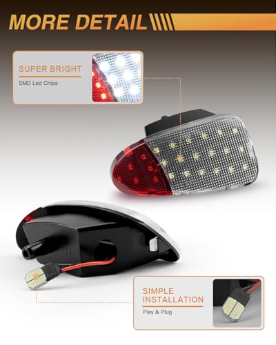 Luz LED para Panel Interior Puerta Ford F150 1997-2003 miniatura 4