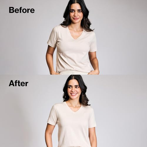 NYKD Women's Cotton Lightly Padded Seamless Wire Free Everyday T-Shirt Bra for Women Daily Use Wireless, 3/4th Coverage - Bra, NYB003, Black, 32B, 1N