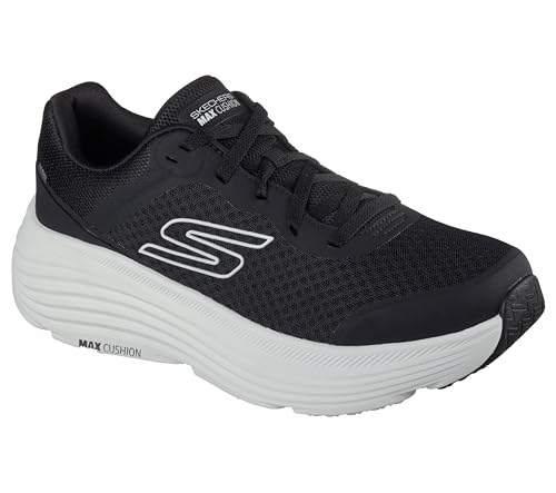 Skechers Men's Max Cushioning Endeavour Sneaker, Black/White, 10.5