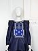 HD Embroidery Navyblue Agbada for Boys African Boubou Caftan Attire Nigerian Kids 3 Pieces Outfit XL