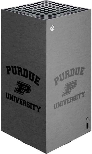 Skinit Decal Gaming Skin Compatible with Xbox Series X Digital Edition Console - Officially Licensed Purdue University Purdue Logo Design