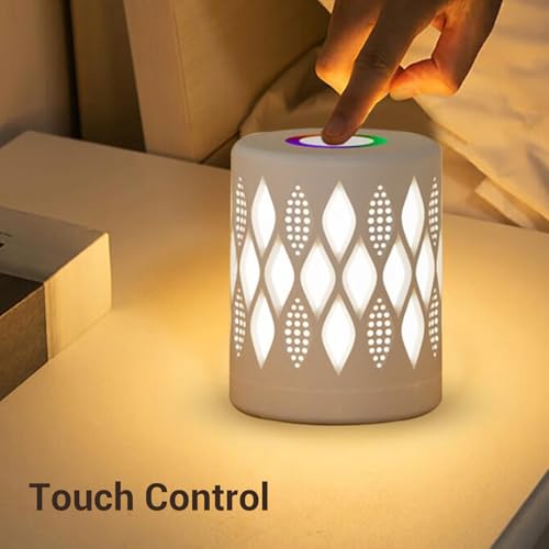 Lámpara de noche táctil portátil LED multicolor miniatura 4