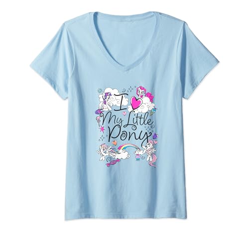 T-shirt My Little Pony coton respirant coupe ajustée à col v