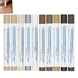 Zpeiran Kit per Riparazione Mobili,10 Pezzi Kit Riparazione Legno e Laminato,Pastelli a Cera e Marcatori Legno per Riempire Graffi e Fori su Tavoli,Scrivanie,Pavimenti,Piastrelle