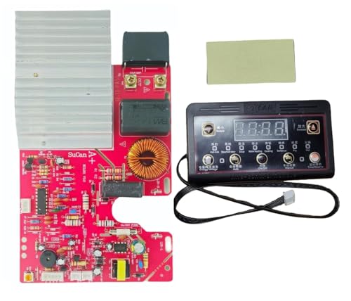 Image of RASHRI Induction Cooktop PCB Board, 2200W, Digital Display Control Panel, Universal Replacement Main Circuit Board Kit for Induction Stove Repair
