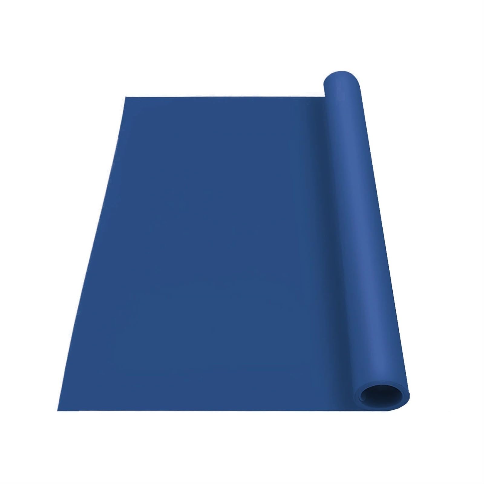 Manteles individuales extragrandes resistentes al calor, impermeables, de vinilo, antideslizantes, para proteger la encimera de la cocina (azul, 100 x 50 cm)