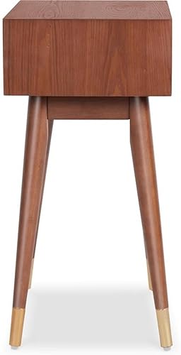 Miniatura 9 de Pemberly Row Sutton Mid-Century - Mesa auxiliar moderna color marrón nogal