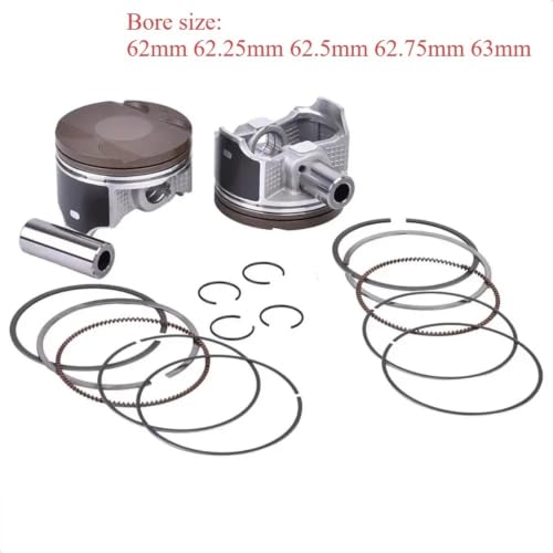 Kit piston segments de cylindre contre la perte de compression Ninja 250R 62mm