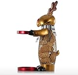 ◆ [Produktmaterial und Reinigung] Dekorative Souvenirs werden in Eisenkunst von Hand gefertigt und können gut, langlebig und leicht zu reinigen mit Metallmaterialien kombiniert werden. Wenn Sie reinigen müssen, wischen Sie die Messingoberfläche vorsichtig mit einem weichen Tuch ab.