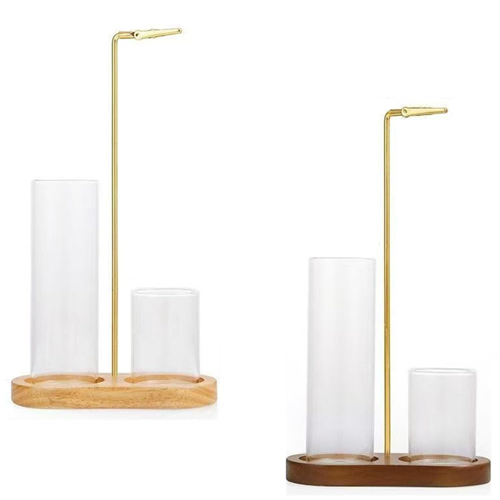 UDSKNV[KSL Anti-Ash Flying Incense Burner 2 in 1 Holder for Sticks Includes Glass Ash Catcher, Stick Organizer for Meditation