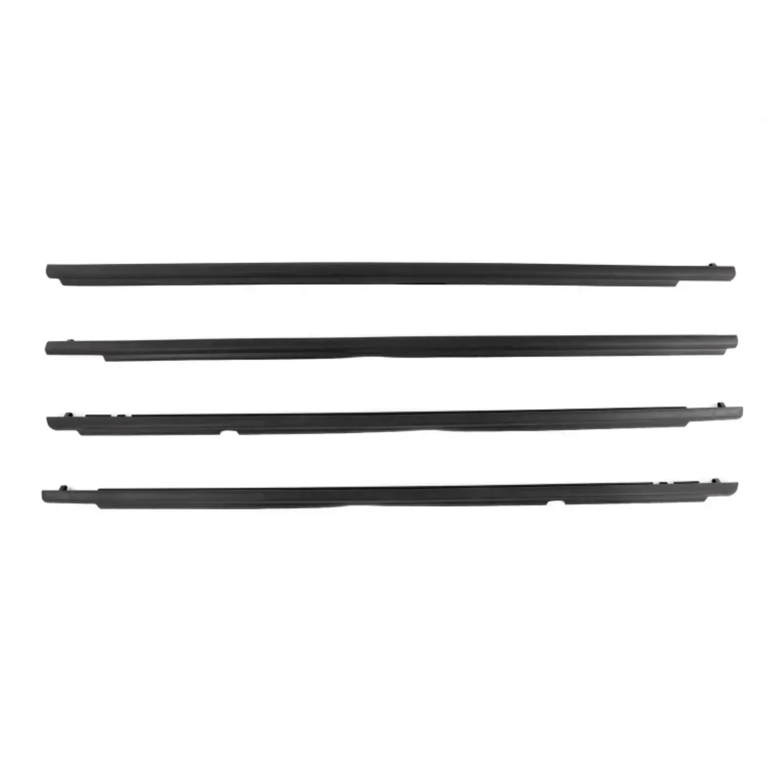 Glilar One Color Automotive Window Seals Compatible With Toyota For Corolla 2009 2010 2011 2012 4Pcs Car Side Window Weatherstrips Moulding Trim Seal Strip 7571002210