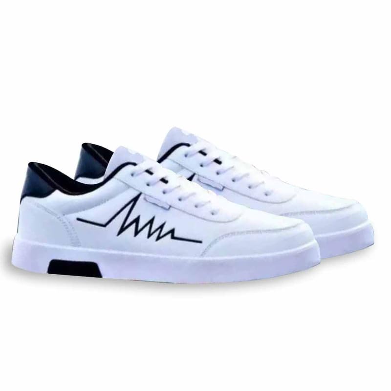 FOOTOX BE YOUR LABEL Mens Sneaker Shoes | Casual Shoes |Stylish Shoes| SNK-14 White-08 (B0CJR9R336) Amazon Price History, Amazon Price Tracker
