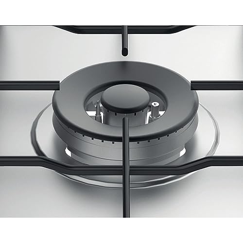 PIANO COTTURA INDESIT THP 752 W/IX/I, 5 zone cottura, 73 cm x 51 - 3