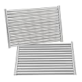 17.5 Inch Stainless Steel Cooking Grid Grates for Weber Spirit 300 II Series Spirit E/S 310 320 330 SP-320 700 Genesis 1000-3500 Genesis Gold Silver Platinum B/C Gas Grill Model?2 Pack Replace Part