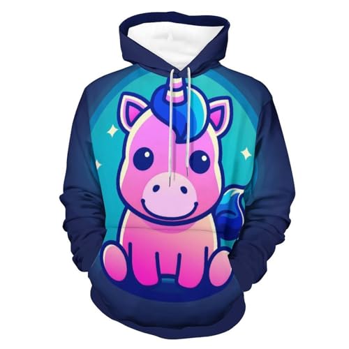 Sweat à capuche licorne violette contre le froid et les looks ternes