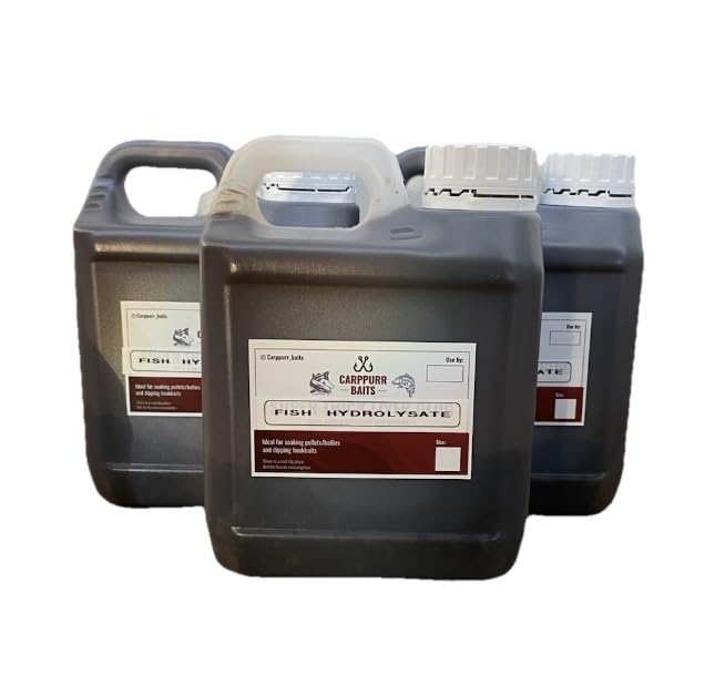 Carppurr baits 500ml-1L-2L-3L-5L - fish Hydrolysate – Premium Carp Fishing Liquid Attractor – High Protein Hydrolysate Bait Additive for Boilies, Pellets & Groundbait (3 litre) — image 1