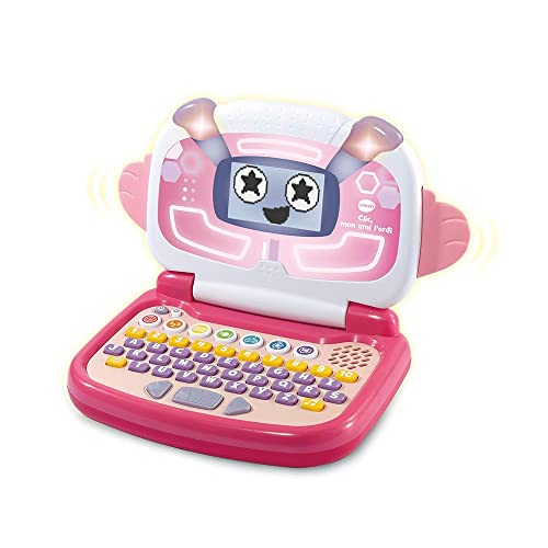 VTech - Clic, Mon Ami l'Ordi Rose, Ordinateur Éducatif - 3/6 ans - Version FR