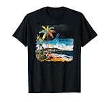 Photo Gallery tropical island beach palme elegante street art design maglietta Photo Gallery tropical island beach palme elegante street art design maglietta