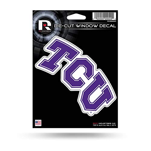 Rico Industries NCAA TCU Horned Frogs Die Cut Vinyl Decal