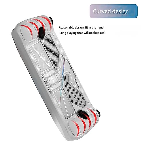 LICHIFIT TPU+PC Protective Case Cover with Foldable Stand for ASUS Rog Ally Handheld Game Console Shell Skin with Back Support Bracket Accessories - Image 2