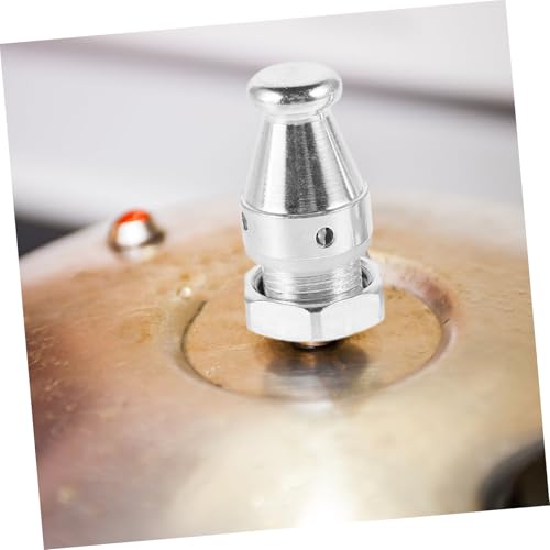 Válvulas de seguridad para ollas a presión Happyyami, 2 piezas, válvulas limitadoras de presión para cocina, fáciles de instalar y limpiar, repuestos esenciales para ollas a presión miniatura 7