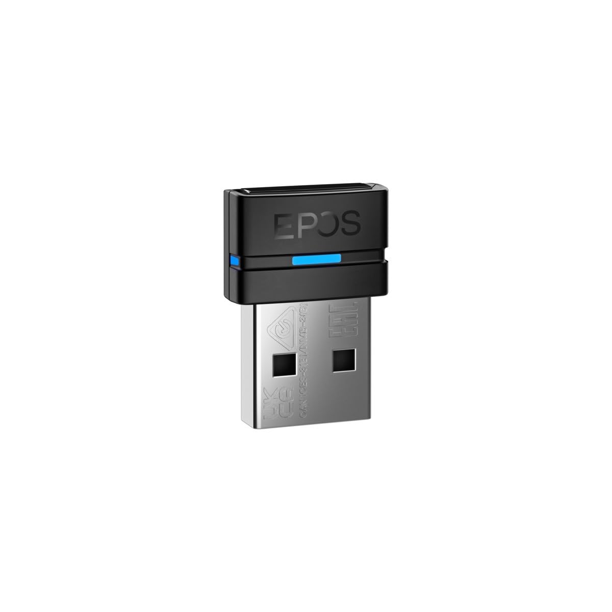 EPOS BTD 800 USB-A – Adaptador Bluetooth para Conectividad Fluida con Las Series Adapt 200, 300, 400, 500 e Impact 1000 – Certificado para MS Teams