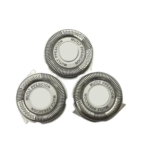 3 cabezales de repuesto SH50 for afeitadora Philips S50/52, compatibles con modelos S5000, S5510, S5340, S5140, S5110, S5400, S9161, S5050, S7510 y S5380.