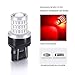 UYED 2 x Super Bright 9-30v 7440 7443 T20 LED Bulbs With Projector For Brake Lights,Tail Lights,Red