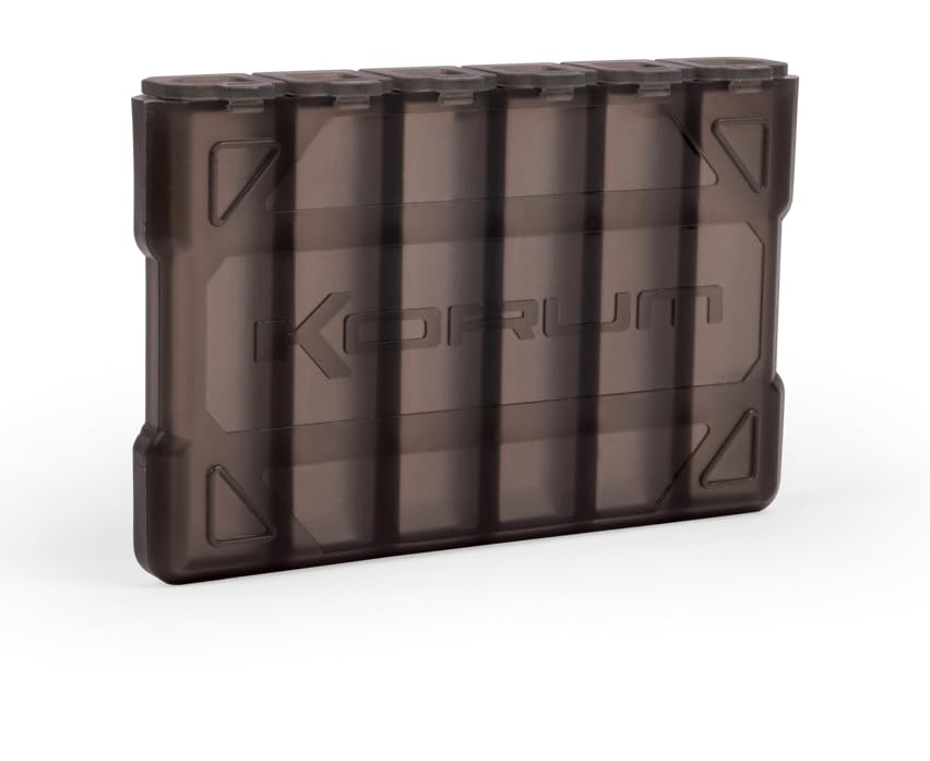 Korum Tackle Dispenser Blox | Coarse Fishing Pocket Sized Tackle Box | for Tiny Rig Parts and Terminal Tackle | Designed to Pour Contents into Hand | Fits in All Blox Range | Code K0310335