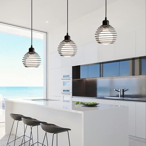 Lámpara colgante de techo moderna para iluminación decorativa de cocina 4