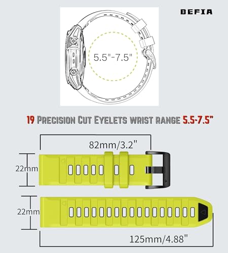 Image of 22mm Watch Band for Garmin fenix 8 47mm 5 6 fenix 7 sapphire solar band Quick Fit 22 Watch Bands for Garmin Watch Forerunner 965 955 epix gen 2 47mm Strap Comfort for Men Women