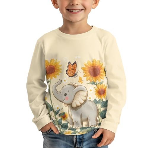 Image of Girls Basic Tee Shirts Outdoor Long Sleeve Shirt Winter Clothes Size 3-16 Top Fall Clothes Gift for Holiday