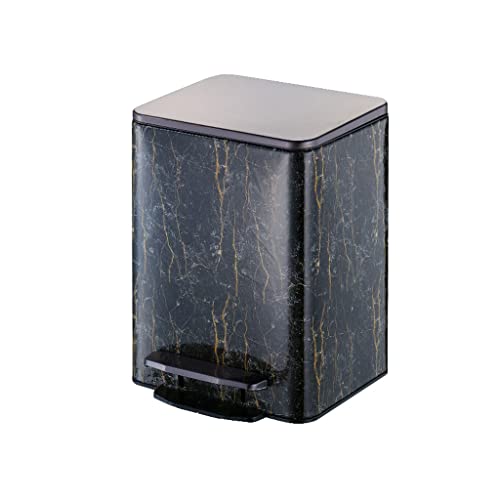 Cubo de basura con pedal simple y tapa hermetica antiolores