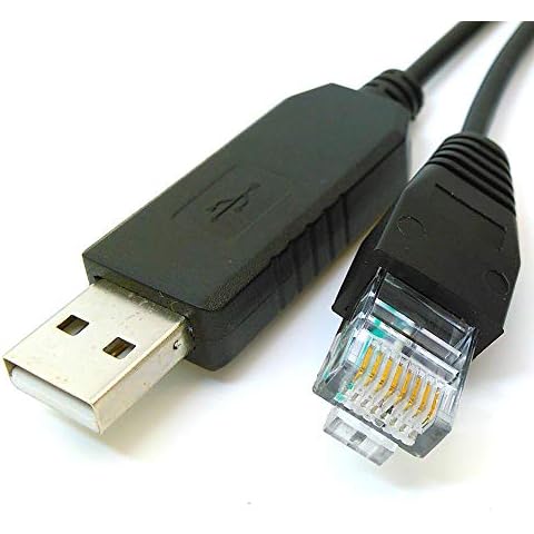 Washinglee RJ45 Control Cable for Skywatcher and Orion Mount, for Heq5 pro, Azeq5, Azeq6, Eq6-R, Eq6-R Pro and Orion Sirius Mount, Eqmod USB Console Cable for Skywatcher GOTO Mount (6 FT / 1.8M) Cover