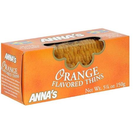 Anna's Galletas sabor naranja, 5.25 oz, pack de 12