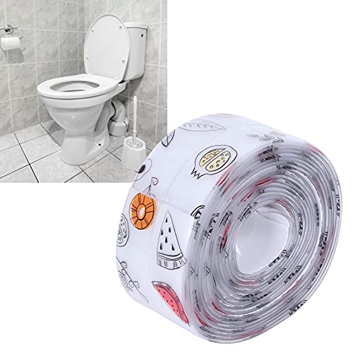 Image of Caulk Tape, Sealing Strip Eco-Friendly PVC for Toilet Walls for Kitchens for Shower Rooms for Bathtubs(Transparent Printing Fruit Color, Polar Animals)