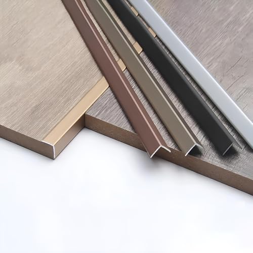 Coayuou Abschlussprofil 90cm* 3 Stück Küchenabschlussleiste Aus Aluminium Arbeitsplatten Abschlussleisten Kantenleiste Für Den Innenbereich, Schützt Vor Beschädigungen Und Abnutzung(Helles Gold,15*15m