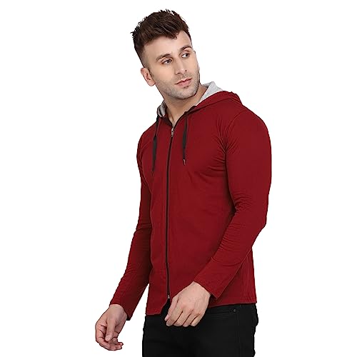 Image of Geum Men's Hooded Neck Full Sleeves T-Shirt
