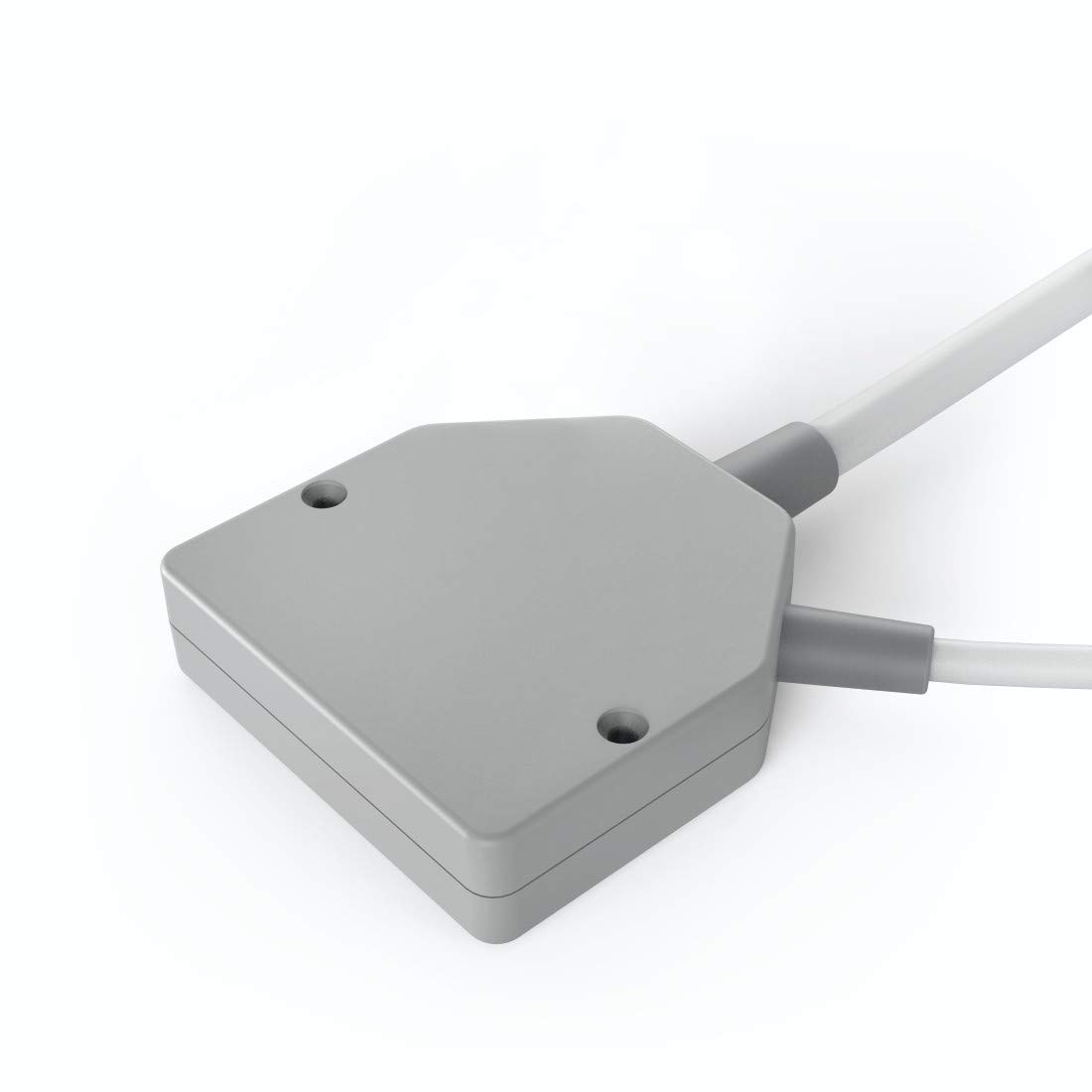 Xavax Küchenanschlussverteiler Power Splitter für Kochfeld und Backofen (Küchenanschlussbox, für Herdanschlussdose, 2 m, 3x 16 A, max. 11 kW, geringe Einbautiefe) weiß