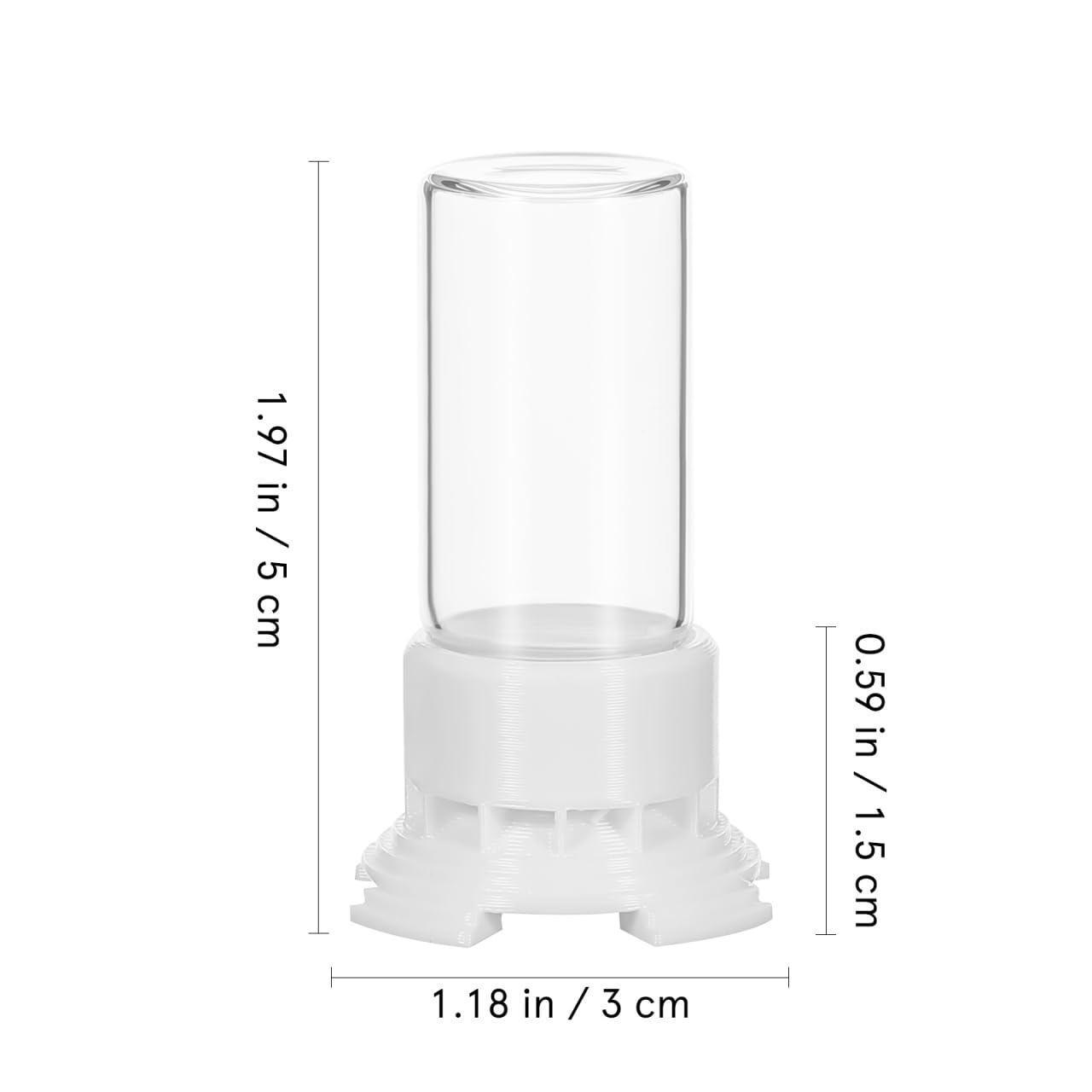 Garneck 2er Set Ant Trinkspender, Acryl Futterstation für Ameisen und Kleintiere, Praktische Trinkstation, Wasserspender für Ameisenhalter